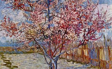 Peach Tree in Bloom (in memory of Mauve)